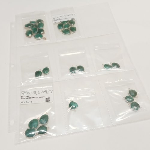 Judy Larson's Gemstone Chains Reimagined - , Contemporary Wire Jewelry, Butane Torch, Soldering, Solder, sorted gemstones